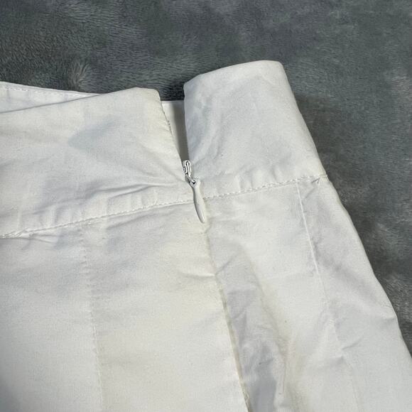 Talbots Pleated Floral-Border Skirt Size 6P Easter Preppy Office Knee Length - Picture 7 of 12